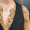 Leo the Lion Guilloché Enamel Pendant by David Andersen