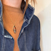 Breathtaking Agate in Gold Pendant by Kay Johnson