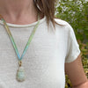 Jolly Jade Buddha in 14k Gold Pendant