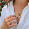 Delightful French Art Nouveau Ruby & Pearl Necklace