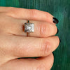 Pretty Square Deco Diamond Ring