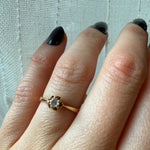Vintage Gold Diamond Solitaire