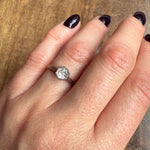 Deco Filigree OMC Diamond Ring