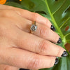 Vining Vintage Aquamarine 2-tone Solitaire