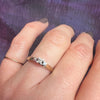 Diamond Trio Two-Tone Engagement Ring