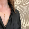 The Daintiest Gold & Pearl Lavalier Necklace Ever