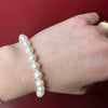 Classic Cultured Pearl Bracelet with Gold Clasp