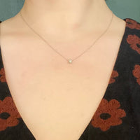 Old Mine Cut Diamond in White Gold Pendant by 720