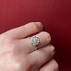 Proud Art Deco Diamond Cluster Ring