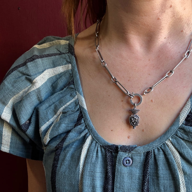 Very French Sterling Silver Pendant