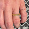 Unique Vintage 18k Yellow Gold Bands