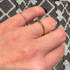 Unique Vintage 18k Yellow Gold Bands