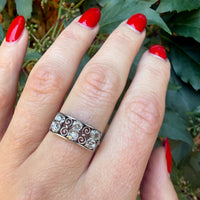 Cushion Cut Old Mine Diamond Ring