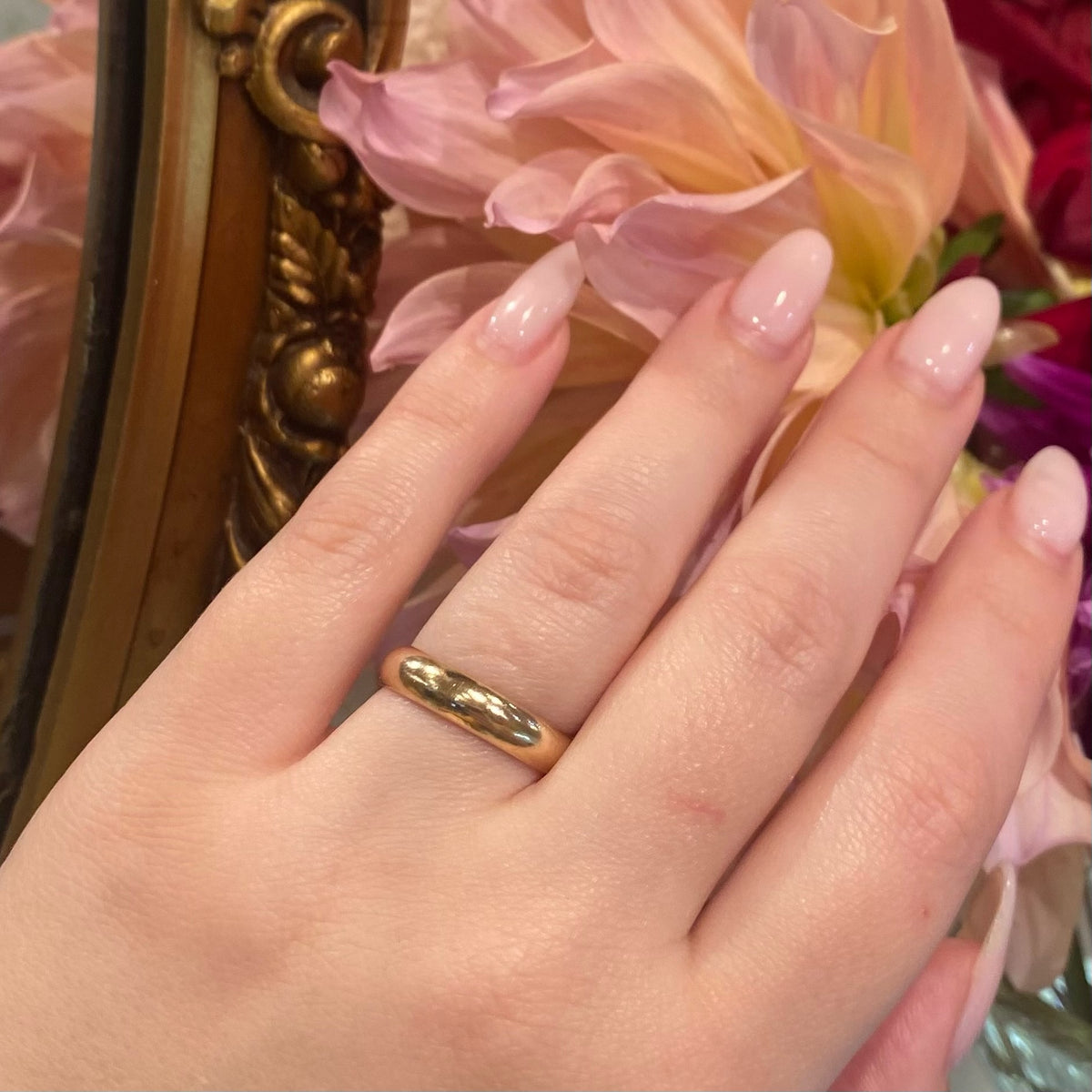 "Perfect Love" 14k Gold Wedding Band Size 10