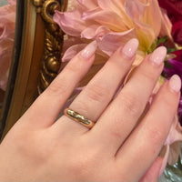 "Perfect Love" 14k Gold Wedding Band Size 10
