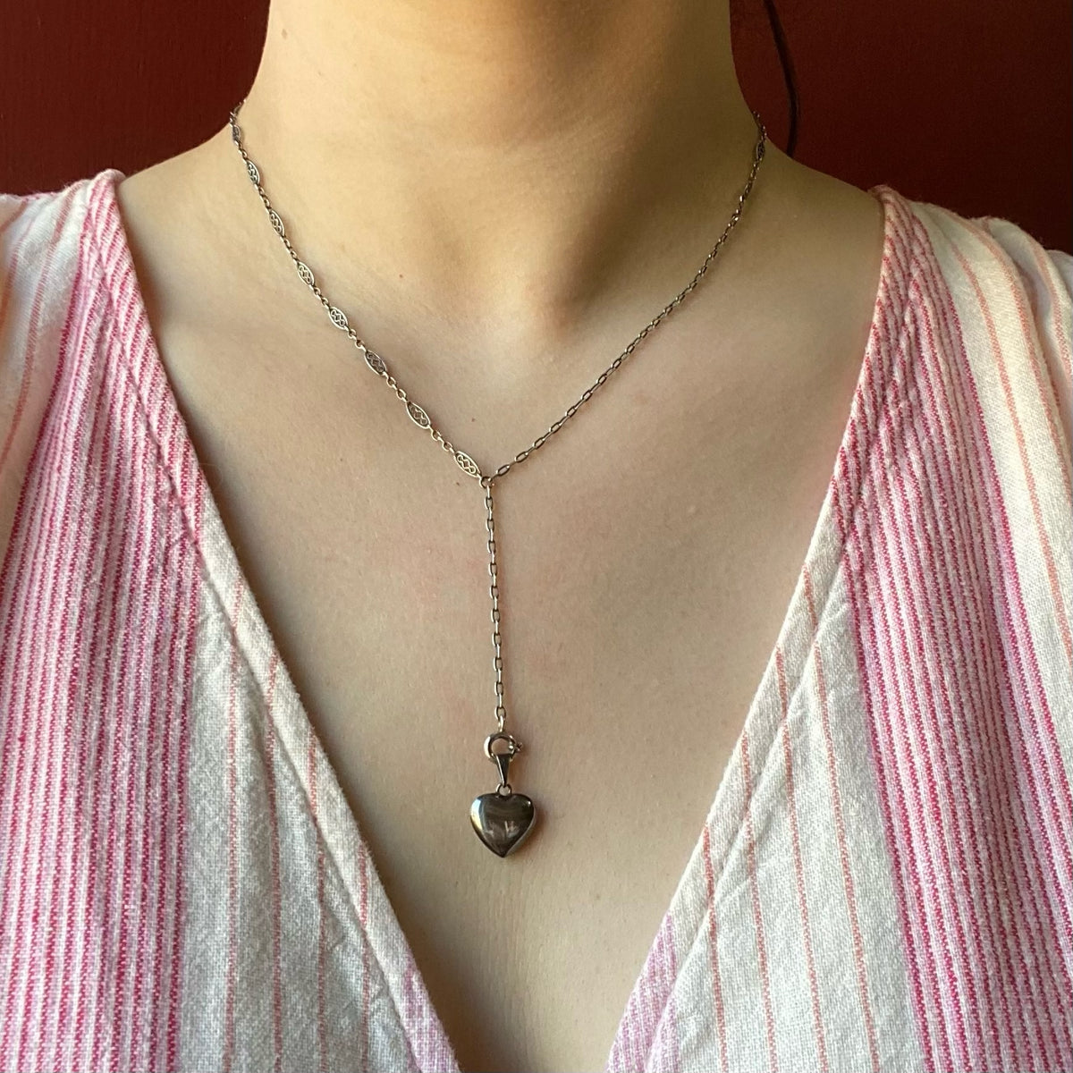 Fancy Link Silver Chain with Bolt by Ancient Influences