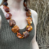 Potent Massive Amber Chunk Necklace