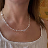 Ethereal Gemstone Bead Necklace by Brin