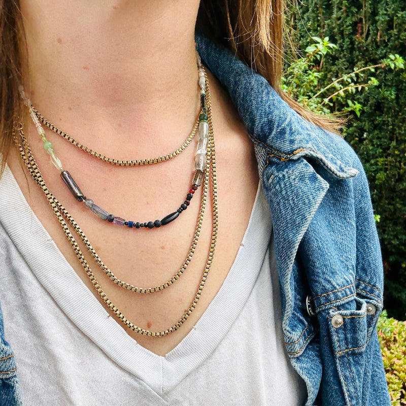 Mesmerizing Gemstone Bead Necklace by Brin