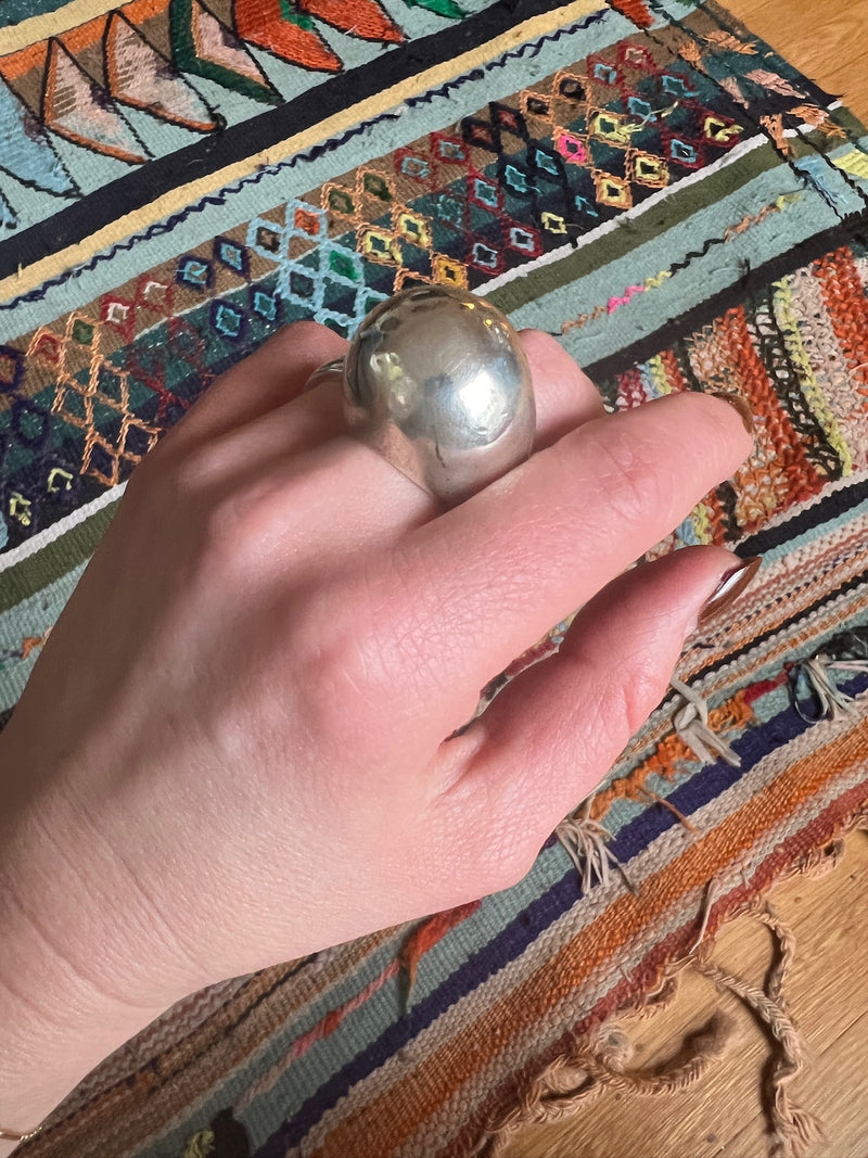 Fabulous Sterling Silver Dome Ring