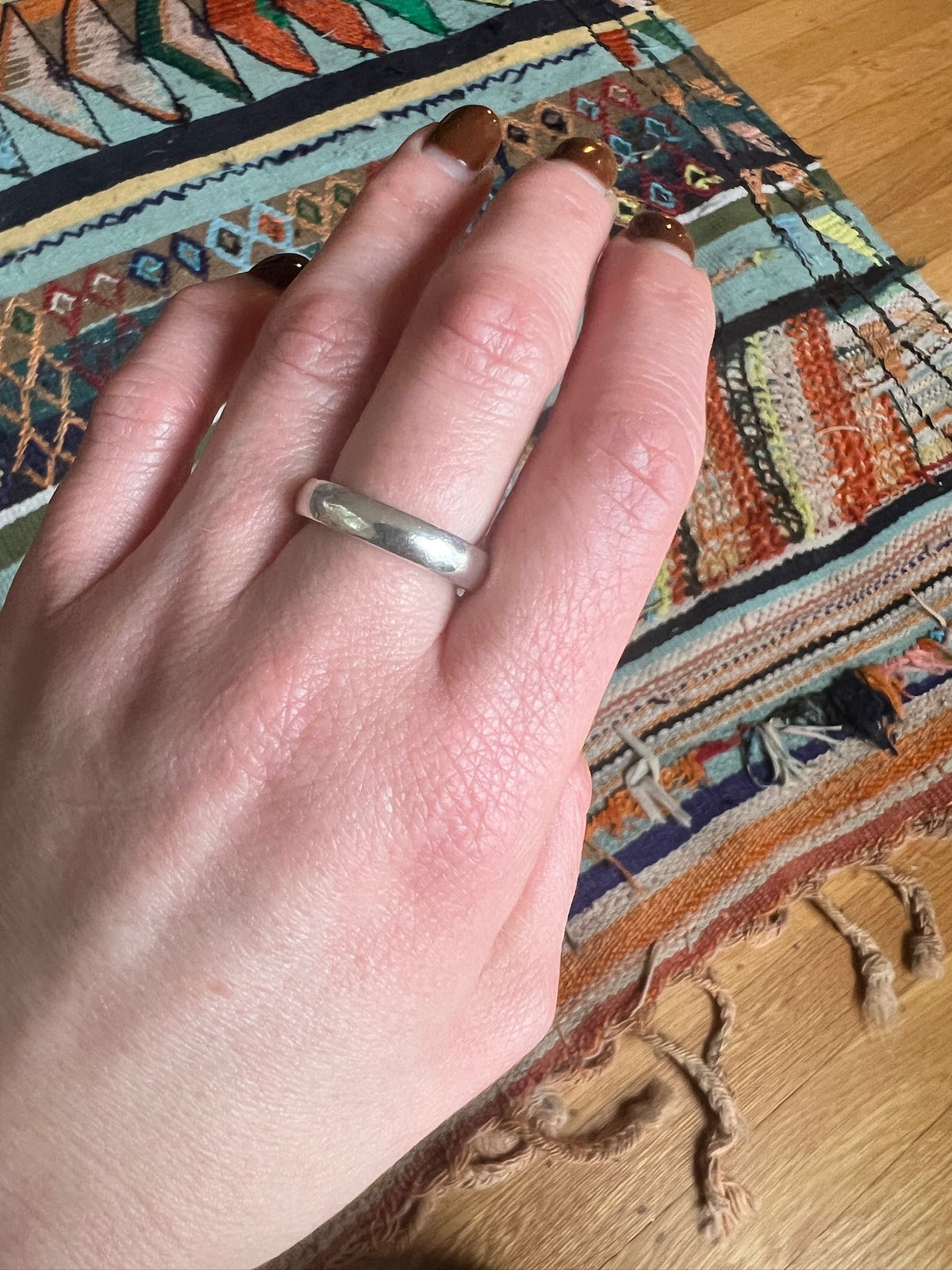 Substantial Sterling Silver Band