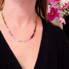 Full Spectrum Gemstone Bead Necklace by Brin