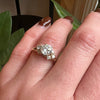 Vibrant Vintage 1960's Diamond Engagement Ring