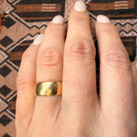 Wide Vintage 14k Gold Band Size 6.5