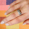 Romantic 1940s Diamond & White Gold Ring