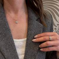 Octagonal Art Deco Diamond Pendant