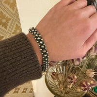 Ornate Sterling Silver Mesh Bracelet