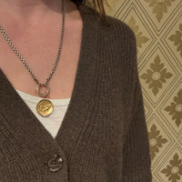 Magnificent Capricorn 18k Gold Pendant
