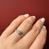 Pretty Platinum and Diamond Vintage Engagement Ring