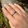 Vintage Sapphire 18k Gold Eternity Band