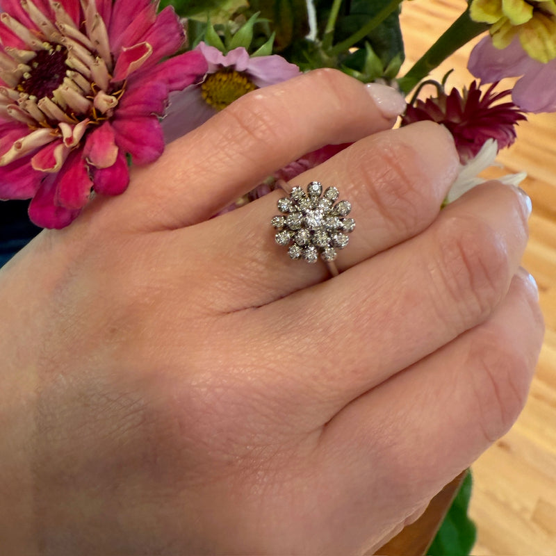 Fab 1960s Diamond Cocktail Ring