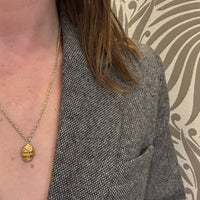 Antique Gold Pan Pendant