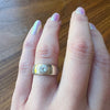 Chic Modernist White Gold & Diamond Gypsy Band