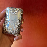 Charming Repoussé Sterling Cigarette Case