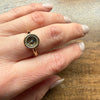 Antique Compass Ring in Recycled Gold