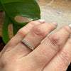 Lovely Platinum and Diamond Deco Band