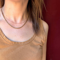 Handsome 14k Gold "Globe" Link Chain