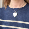 Ideal Deco Era Sterling Silver Heart Locket