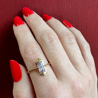 Russian Color Change Corundum 18k Ring