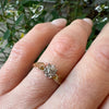 Starry English Platinum & 18ct Diamond Ring