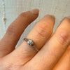 Darling Two-Tone English Diamond Engagement Ring