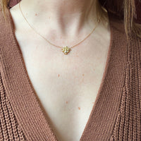 Verdant Green Man with Diamond Necklace