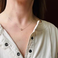 Petite Pearls in White Gold "O" Necklace by brunet