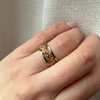Lush Two-Tone Openwork Paisley Motif NOS Band