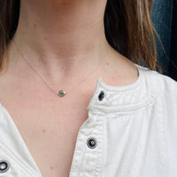 Verdant Emerald in White Gold "O" Necklace by brunet
