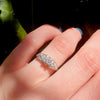 Refined Granat Bros. Diamond & Platinum Engagement Ring